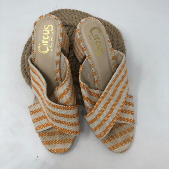 Circus By Sam Edelman Stevie Orange Block Heel 8 - Picture 4 of 9